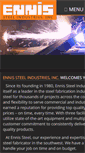 Mobile Screenshot of ennissteel.com